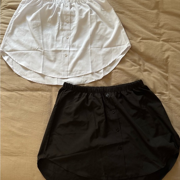 Syhood Other - XL Shirt-Tail Slip Extenders | Black & White Set